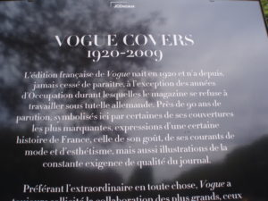 The French edition of Vogue was first published in 1920 and has never missed an issue except during the Occupation when the magazine refused to work under German supervision. Nearly 90 years of publication, represented here by some of the most striking covers, express certain sides of French history—its taste, its fashion and aesthetic trends—but also illustrate the magazine’s constant focus on quality.   