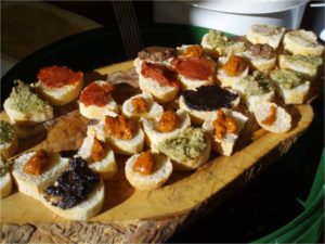 Tapenade tasting