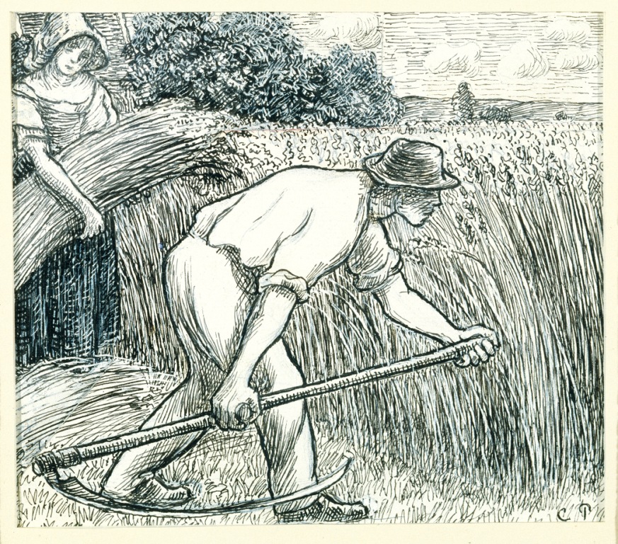 Camille Pissarro_The Harvest (La Moisson)comp