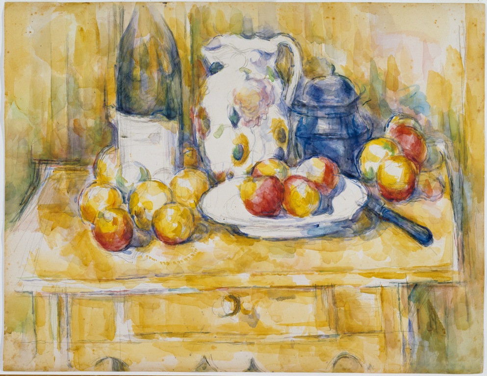 Paul Cezanne_Still Life with Apples on a Sideboardcomp